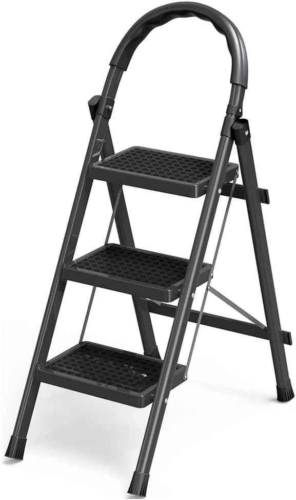 Portable Household 3 Step Steel Ladder Portable Household 3 Step Steel Ladder